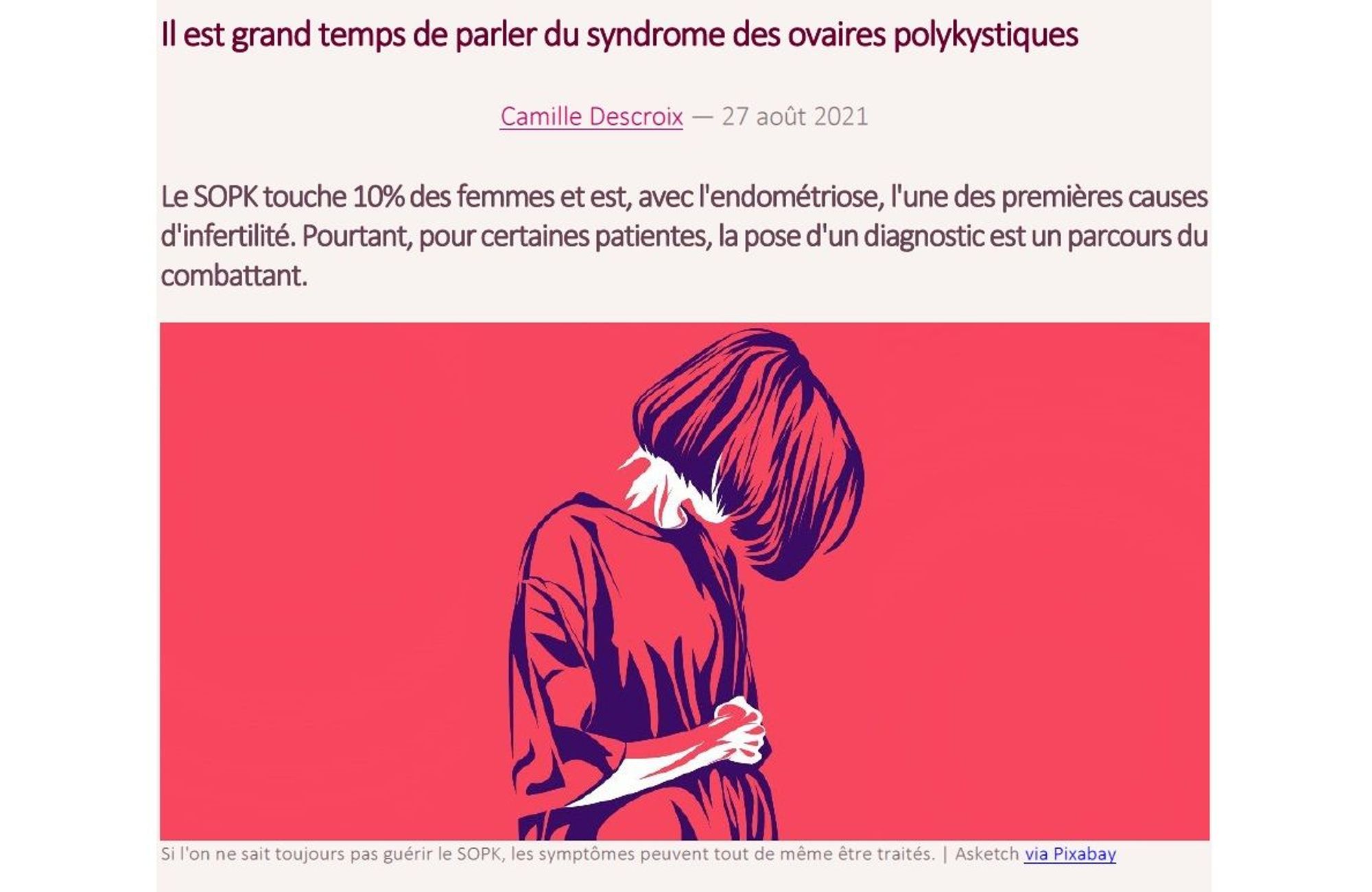 Causes du Syndromes des Ovaires Polykystiques (SOPK)